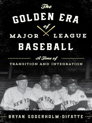 cover image of The Golden Era of Major League Baseball